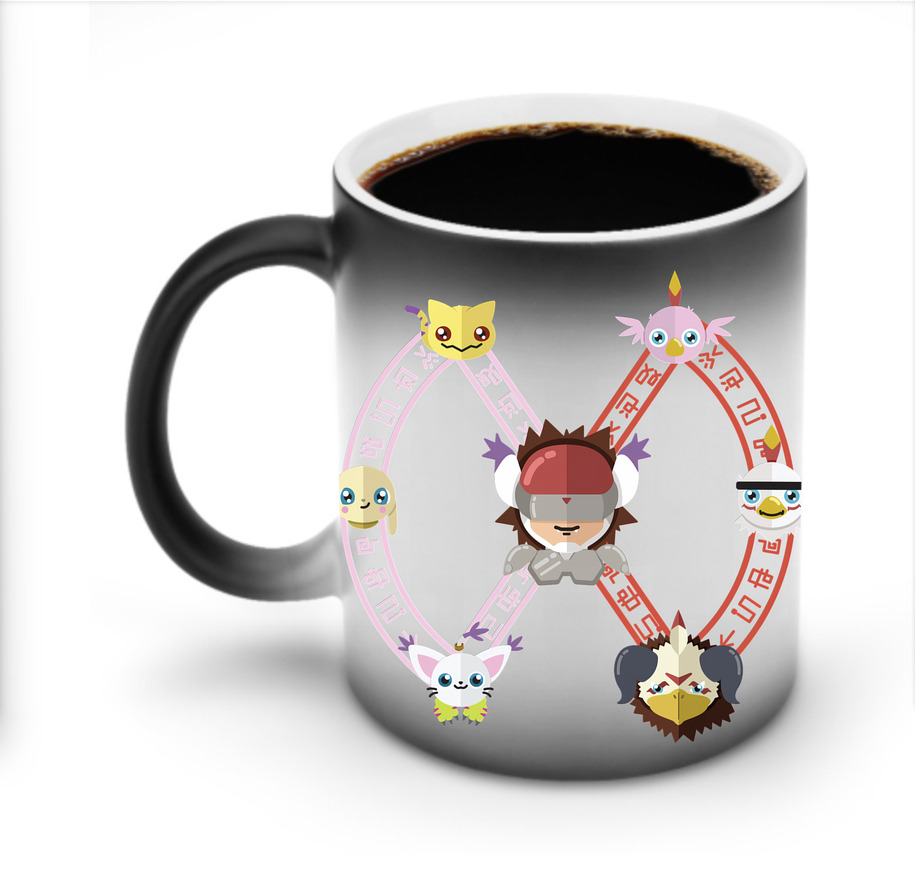 （画像用） Digimon デジタルモンスター/デジモン 温度変色マグカップ