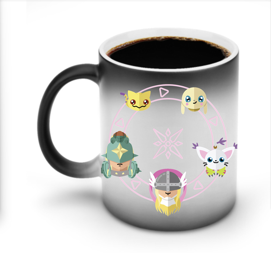 （画像用） Digimon デジタルモンスター/デジモン 温度変色マグカップ