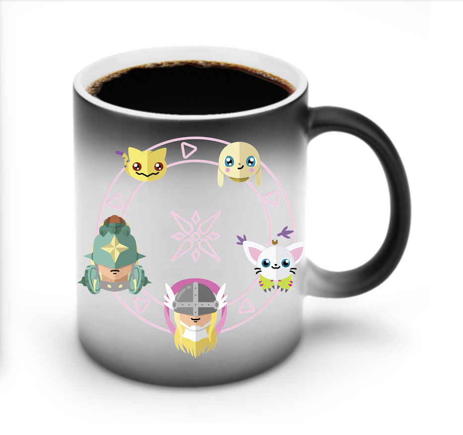 （画像用） Digimon デジタルモンスター/デジモン 温度変色マグカップ