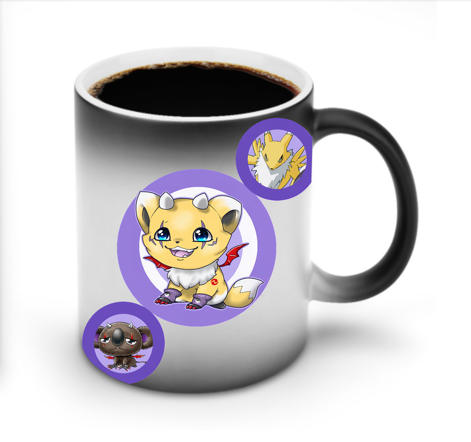 （画像用） Digimon デジタルモンスター/デジモン 温度変色マグカップ