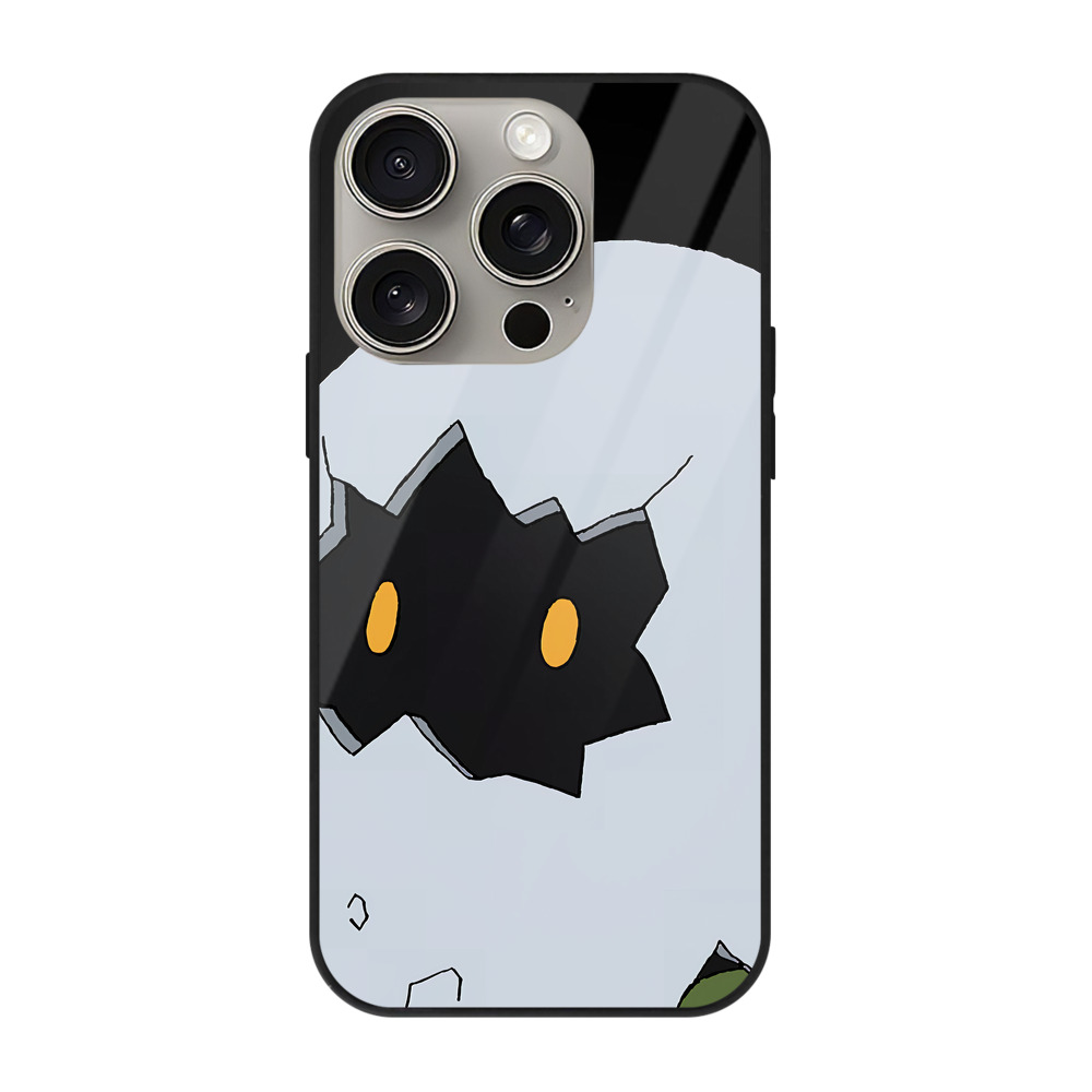 （画像用） Digimon デジタルモンスター/デジモン 【iPhone15Pro対応】スマホケース 耐衝撃＆黄変防止 背面ガラス