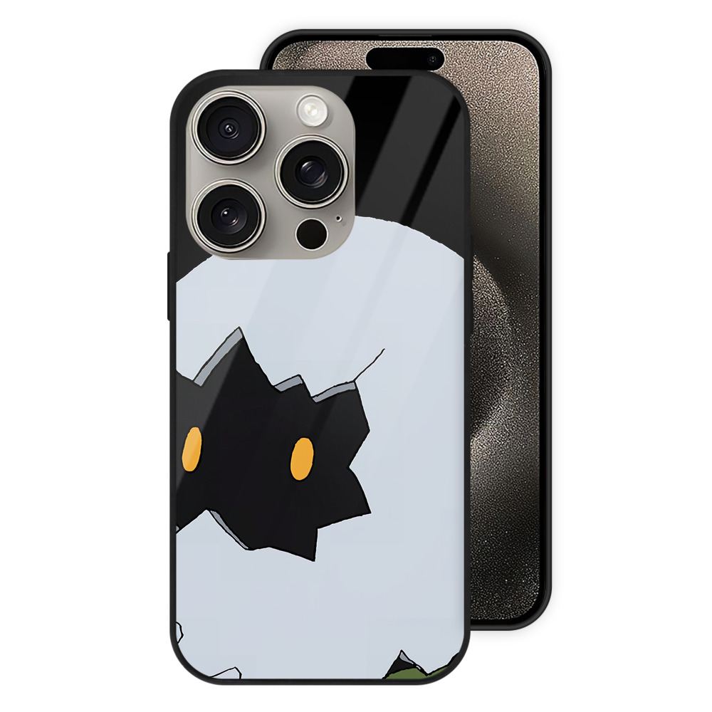 （画像用） Digimon デジタルモンスター/デジモン 【iPhone15Pro対応】スマホケース 耐衝撃＆黄変防止 背面ガラス