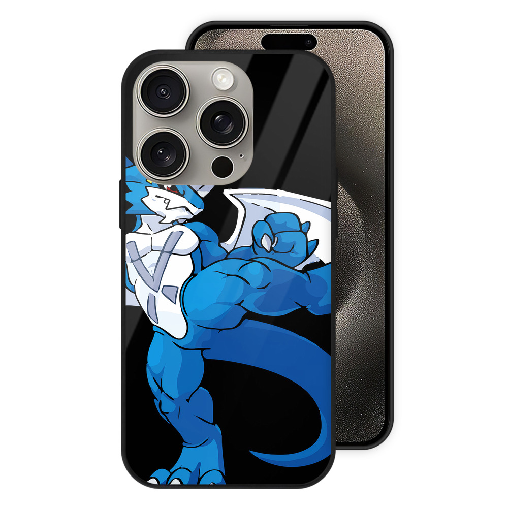 （画像用） Digimon デジタルモンスター/デジモン 【iPhone15Pro対応】スマホケース 耐衝撃＆黄変防止 背面ガラス