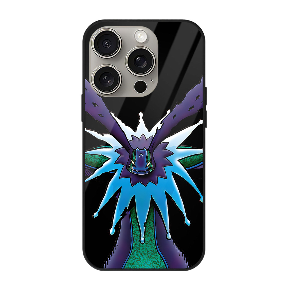 （画像用） Digimon デジタルモンスター/デジモン 【iPhone15Pro対応】スマホケース 耐衝撃＆黄変防止 背面ガラス