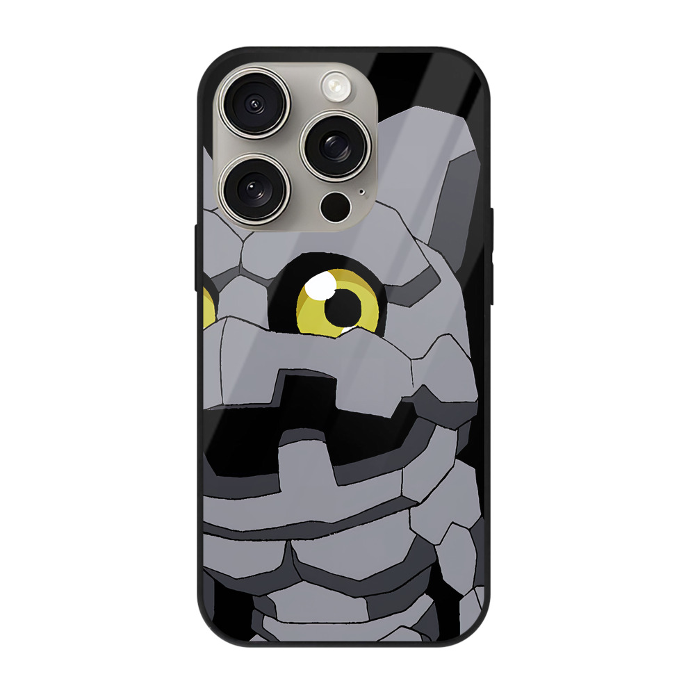 （画像用） Digimon デジタルモンスター/デジモン 【iPhone15Pro対応】スマホケース 耐衝撃＆黄変防止 背面ガラス