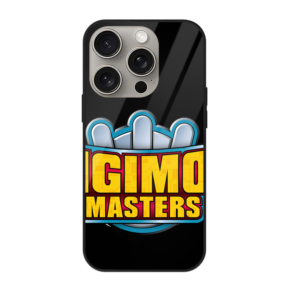 （画像用） Digimon デジタルモンスター/デジモン 【iPhone15Pro対応】スマホケース 耐衝撃＆黄変防止 背面ガラス