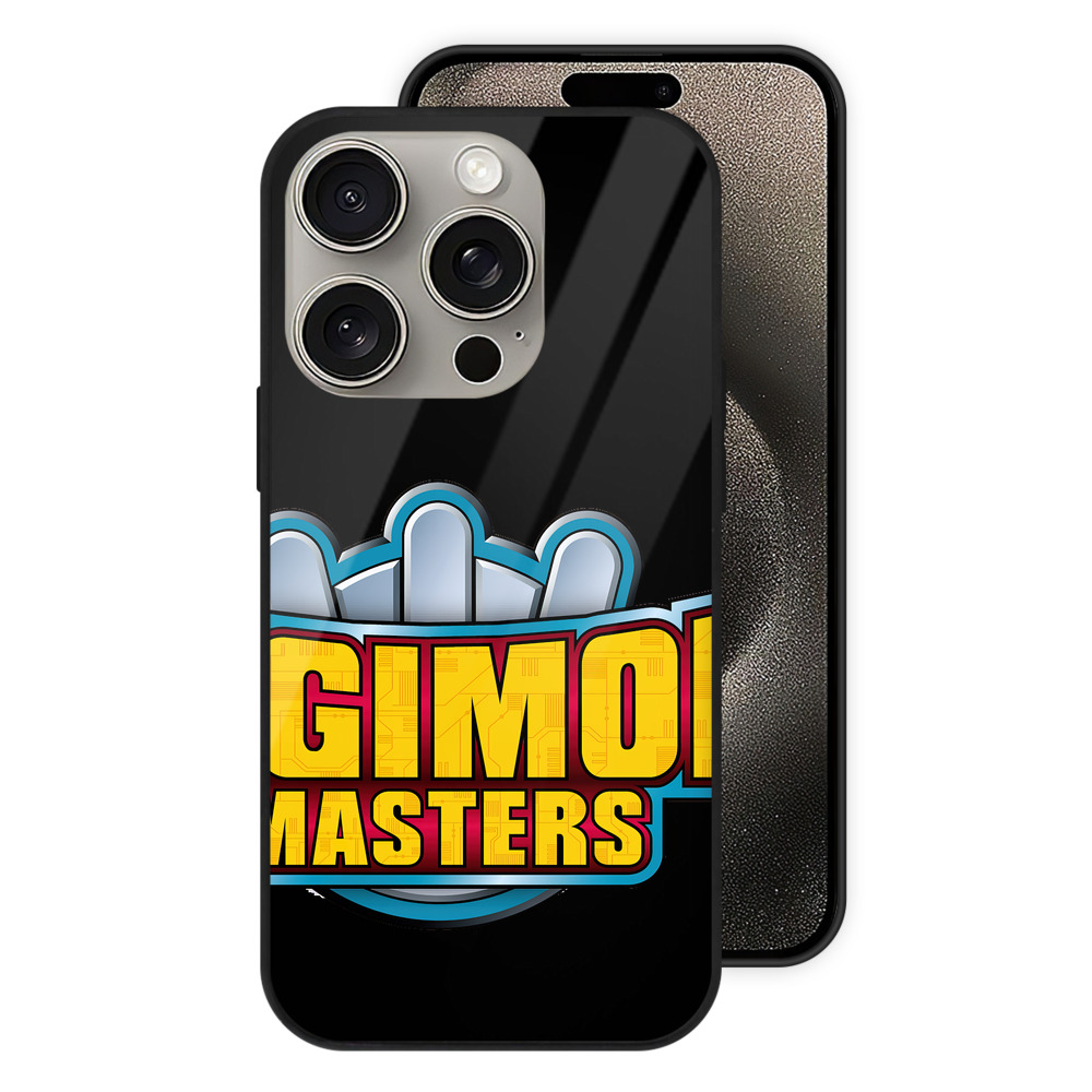 （画像用） Digimon デジタルモンスター/デジモン 【iPhone15Pro対応】スマホケース 耐衝撃＆黄変防止 背面ガラス