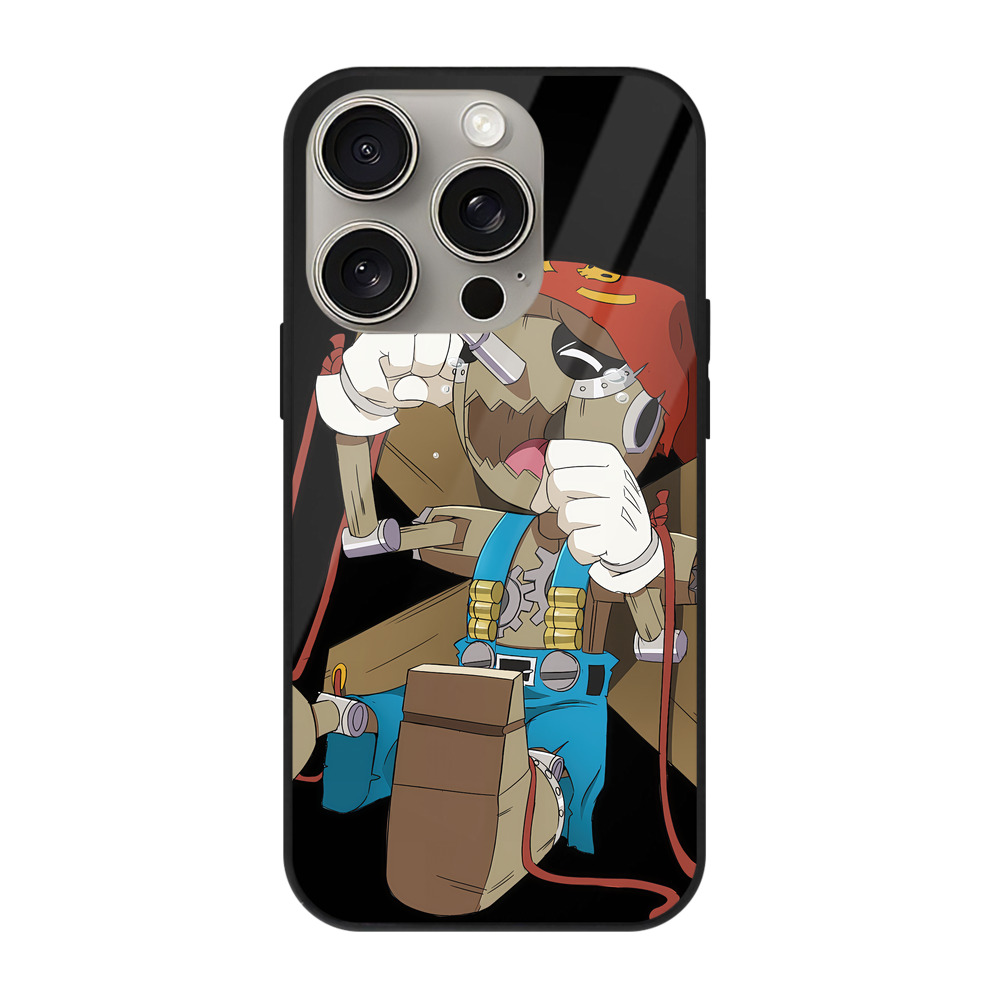 （画像用） Digimon デジタルモンスター/デジモン 【iPhone15Pro対応】スマホケース 耐衝撃＆黄変防止 背面ガラス