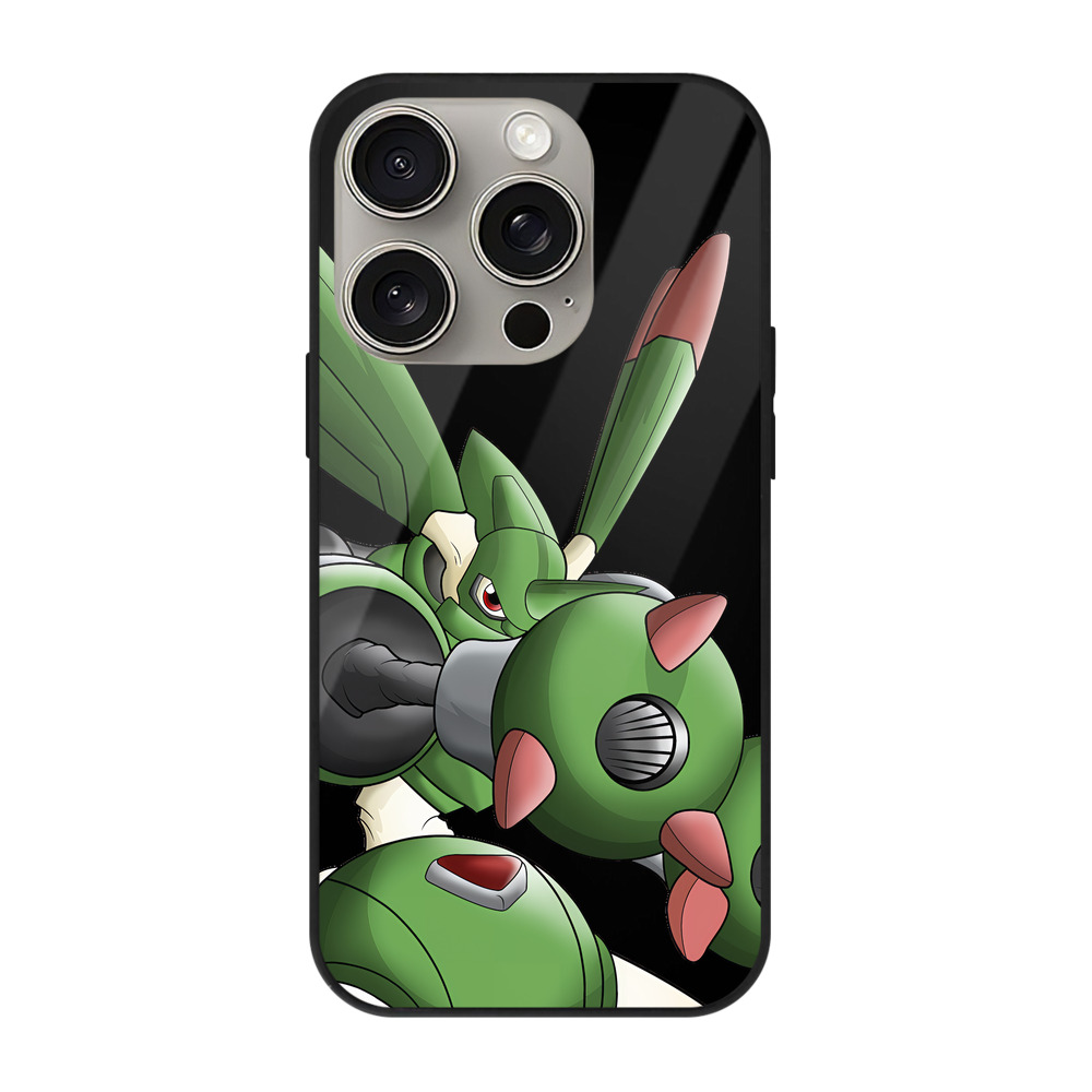 （画像用） Digimon デジタルモンスター/デジモン 【iPhone15Pro対応】スマホケース 耐衝撃＆黄変防止 背面ガラス