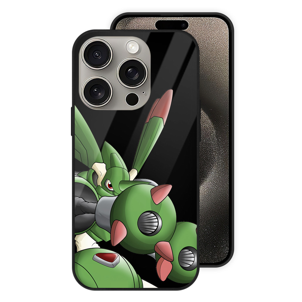 （画像用） Digimon デジタルモンスター/デジモン 【iPhone15Pro対応】スマホケース 耐衝撃＆黄変防止 背面ガラス
