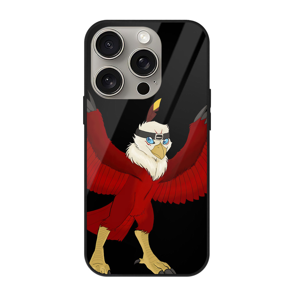 （画像用） Digimon デジタルモンスター/デジモン 【iPhone15Pro対応】スマホケース 耐衝撃＆黄変防止 背面ガラス