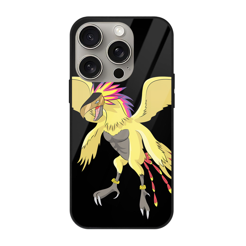 （画像用） Digimon デジタルモンスター/デジモン 【iPhone15Pro対応】スマホケース 耐衝撃＆黄変防止 背面ガラス