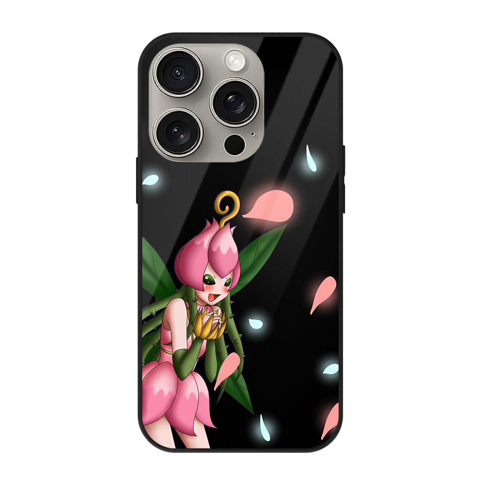 （画像用） Digimon デジタルモンスター/デジモン 【iPhone15Pro対応】スマホケース 耐衝撃＆黄変防止 背面ガラス