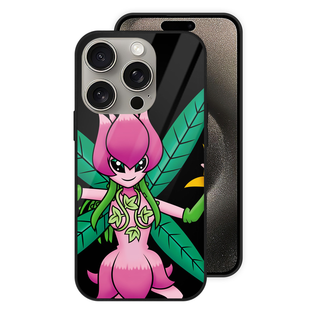 （画像用） Digimon デジタルモンスター/デジモン 【iPhone15Pro対応】スマホケース 耐衝撃＆黄変防止 背面ガラス