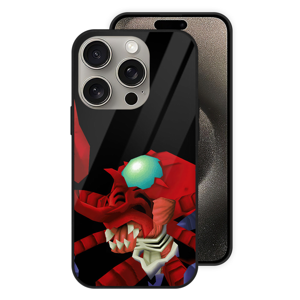 （画像用） Digimon デジタルモンスター/デジモン 【iPhone15Pro対応】スマホケース 耐衝撃＆黄変防止 背面ガラス