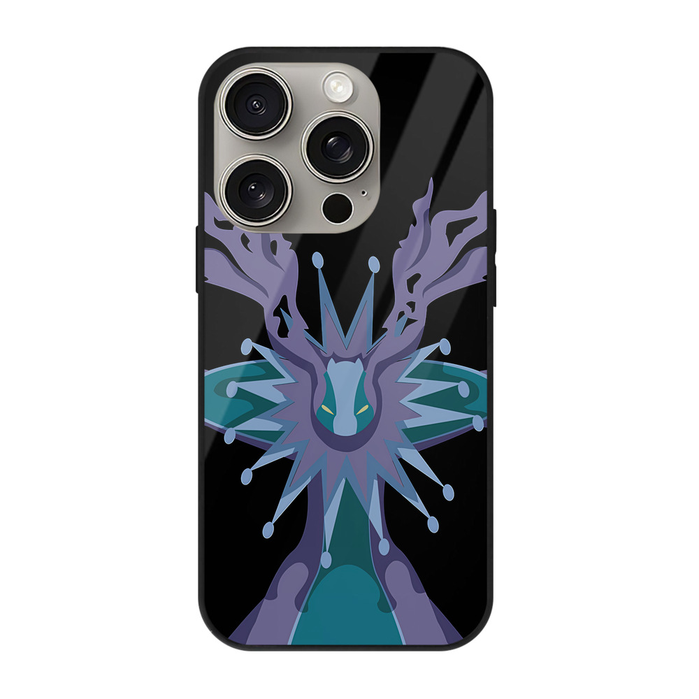 （画像用） Digimon デジタルモンスター/デジモン 【iPhone15Pro対応】スマホケース 耐衝撃＆黄変防止 背面ガラス
