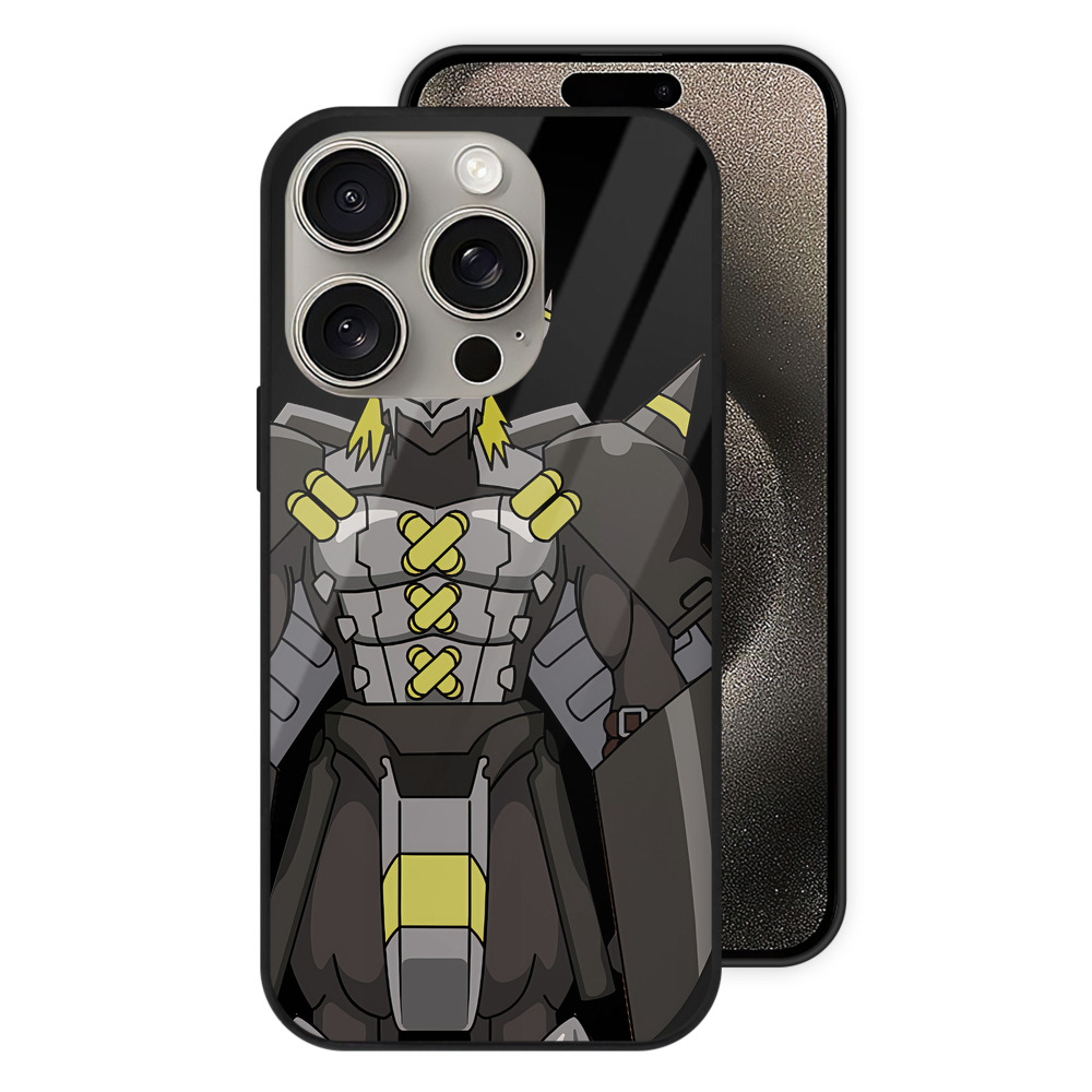 （画像用） Digimon デジタルモンスター/デジモン 【iPhone15Pro対応】スマホケース 耐衝撃＆黄変防止 背面ガラス