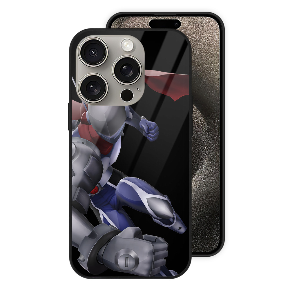 （画像用） Digimon デジタルモンスター/デジモン 【iPhone15Pro対応】スマホケース 耐衝撃＆黄変防止 背面ガラス