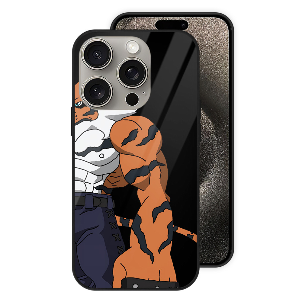 （画像用） Digimon デジタルモンスター/デジモン 【iPhone15Pro対応】スマホケース 耐衝撃＆黄変防止 背面ガラス