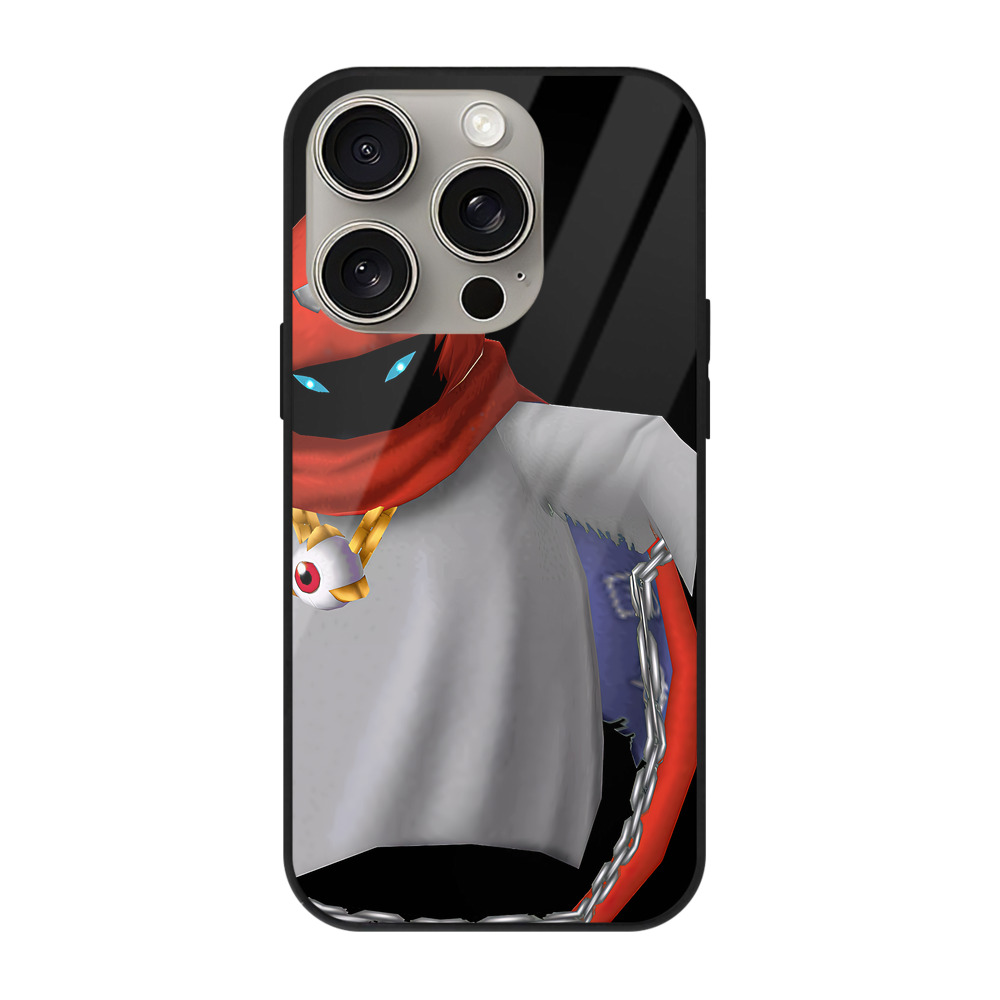 （画像用） Digimon デジタルモンスター/デジモン 【iPhone15Pro対応】スマホケース 耐衝撃＆黄変防止 背面ガラス