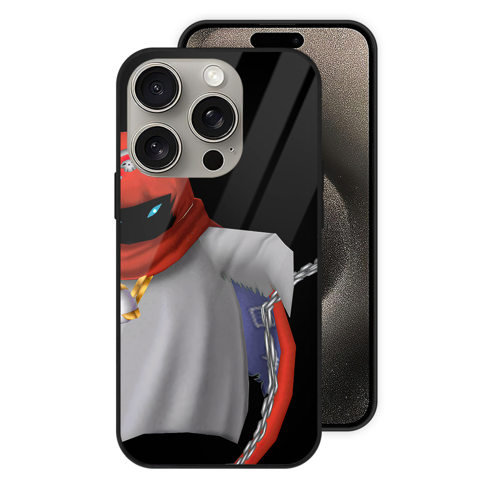 （画像用） Digimon デジタルモンスター/デジモン 【iPhone15Pro対応】スマホケース 耐衝撃＆黄変防止 背面ガラス