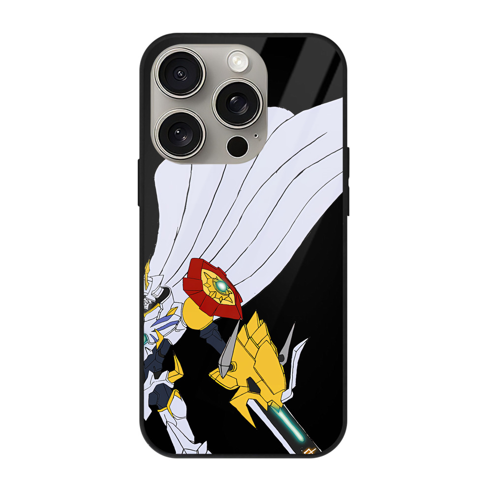 （画像用） Digimon デジタルモンスター/デジモン 【iPhone15Pro対応】スマホケース 耐衝撃＆黄変防止 背面ガラス