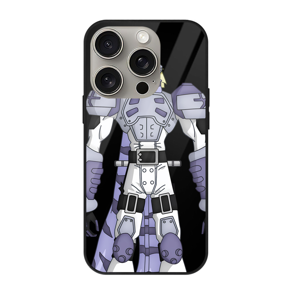 （画像用） Digimon デジタルモンスター/デジモン 【iPhone15Pro対応】スマホケース 耐衝撃＆黄変防止 背面ガラス