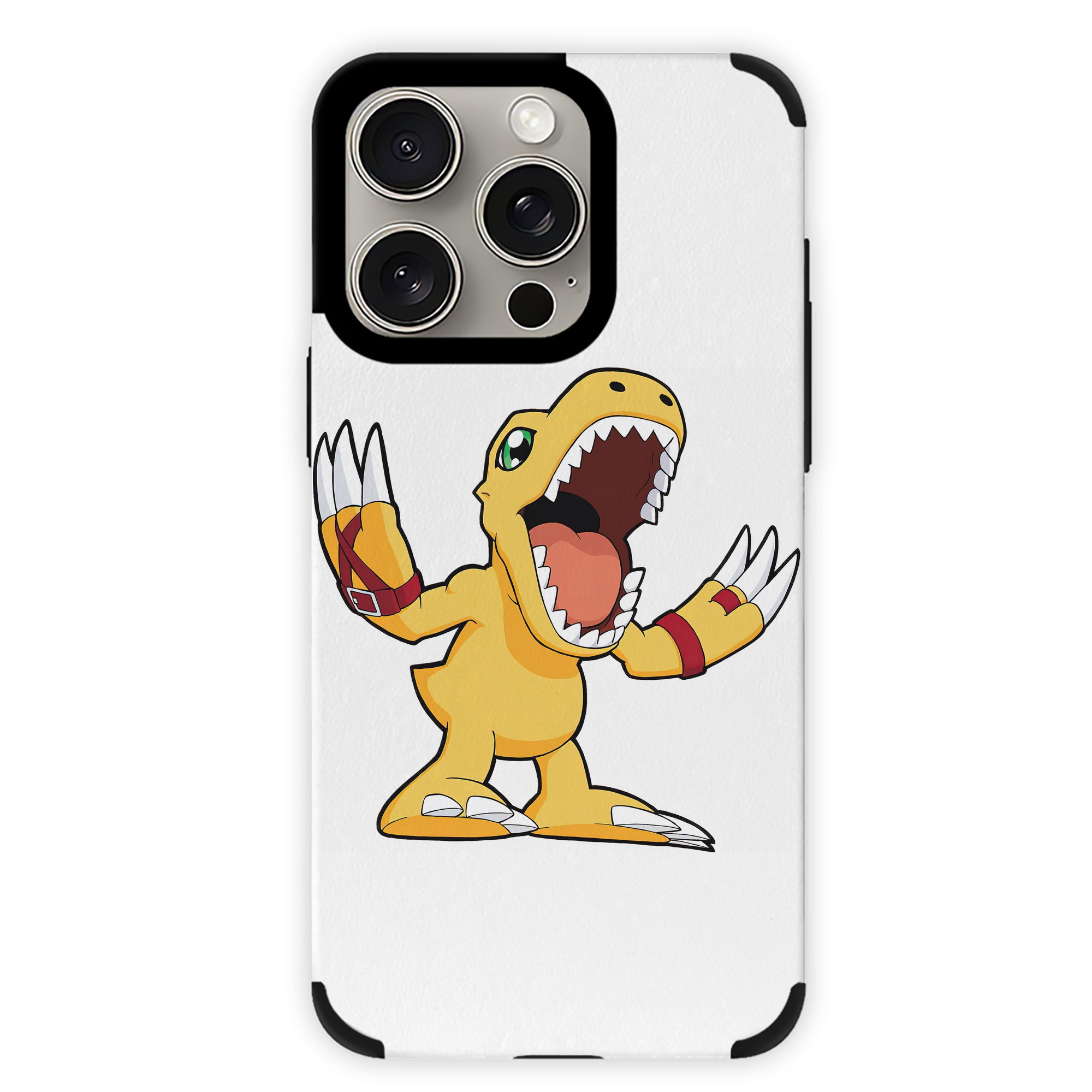（画像用） Digimon デジタルモンスター/デジモン 【iPhone15ProMax対応】 PUレザー スマホケース 耐衝撃＆黄変防止