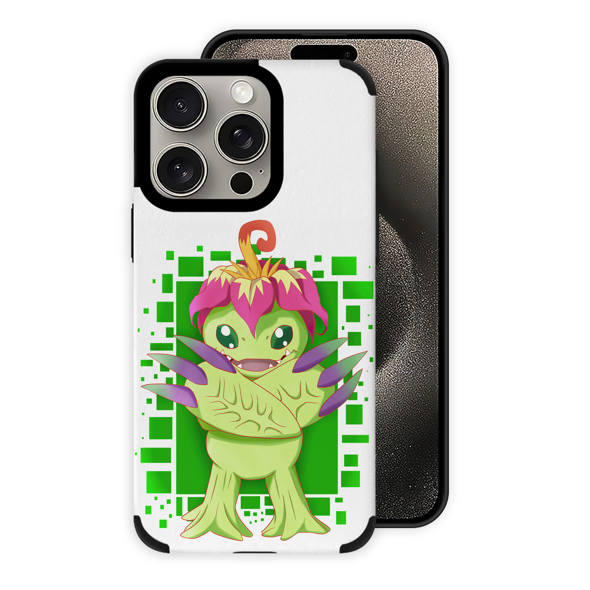 （画像用） Digimon デジタルモンスター/デジモン 【iPhone15ProMax対応】 PUレザー スマホケース 耐衝撃＆黄変防止