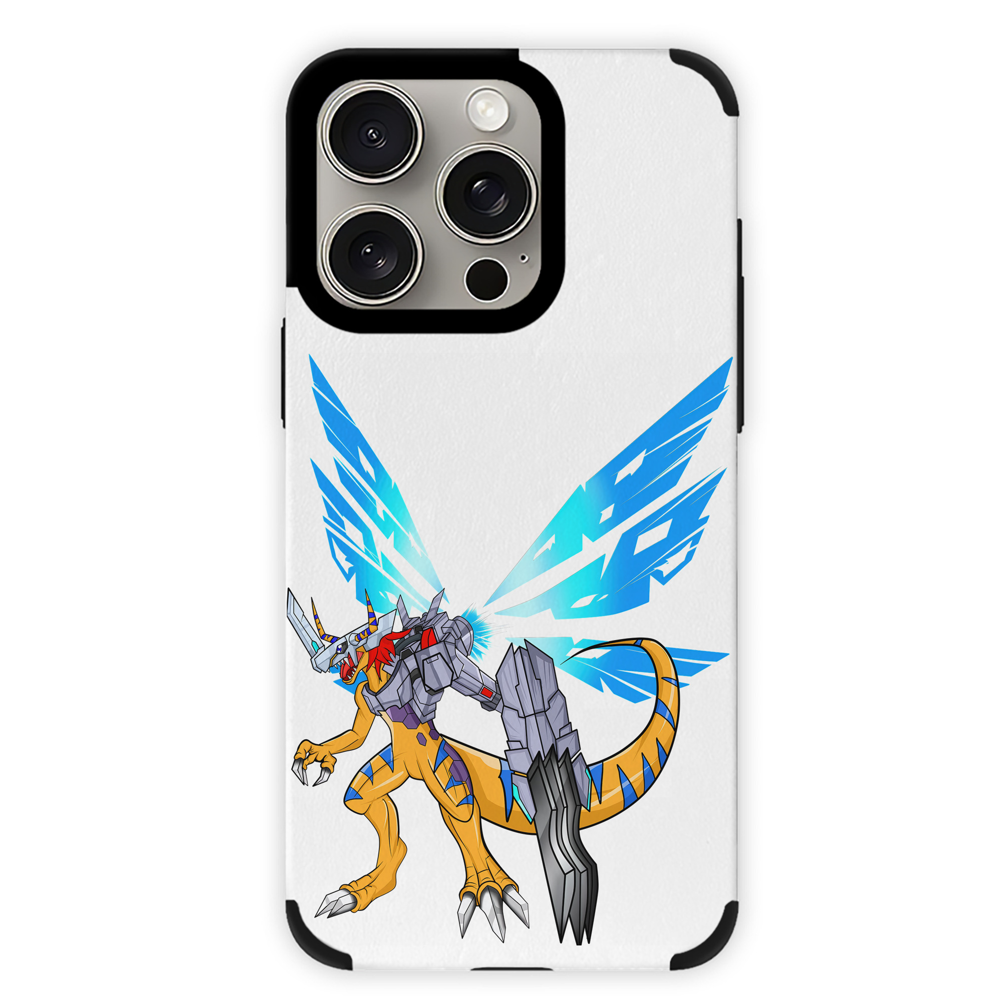 （画像用） Digimon デジタルモンスター/デジモン 【iPhone15ProMax対応】 PUレザー スマホケース 耐衝撃＆黄変防止
