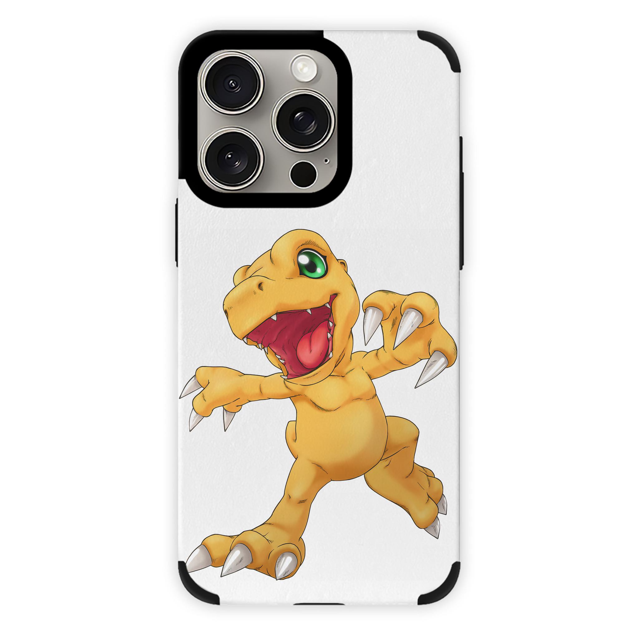 （画像用） Digimon デジタルモンスター/デジモン 【iPhone15ProMax対応】 PUレザー スマホケース 耐衝撃＆黄変防止