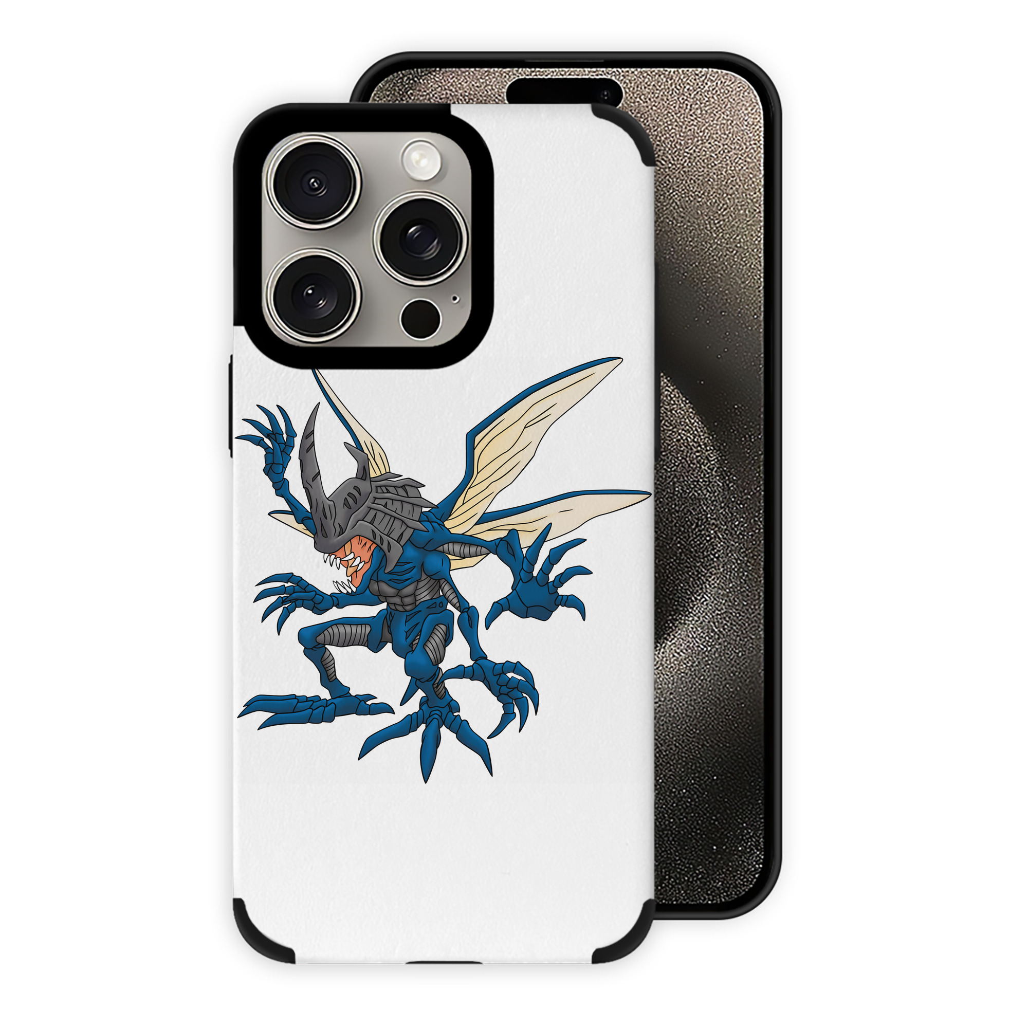 （画像用） Digimon デジタルモンスター/デジモン 【iPhone15ProMax対応】 PUレザー スマホケース 耐衝撃＆黄変防止