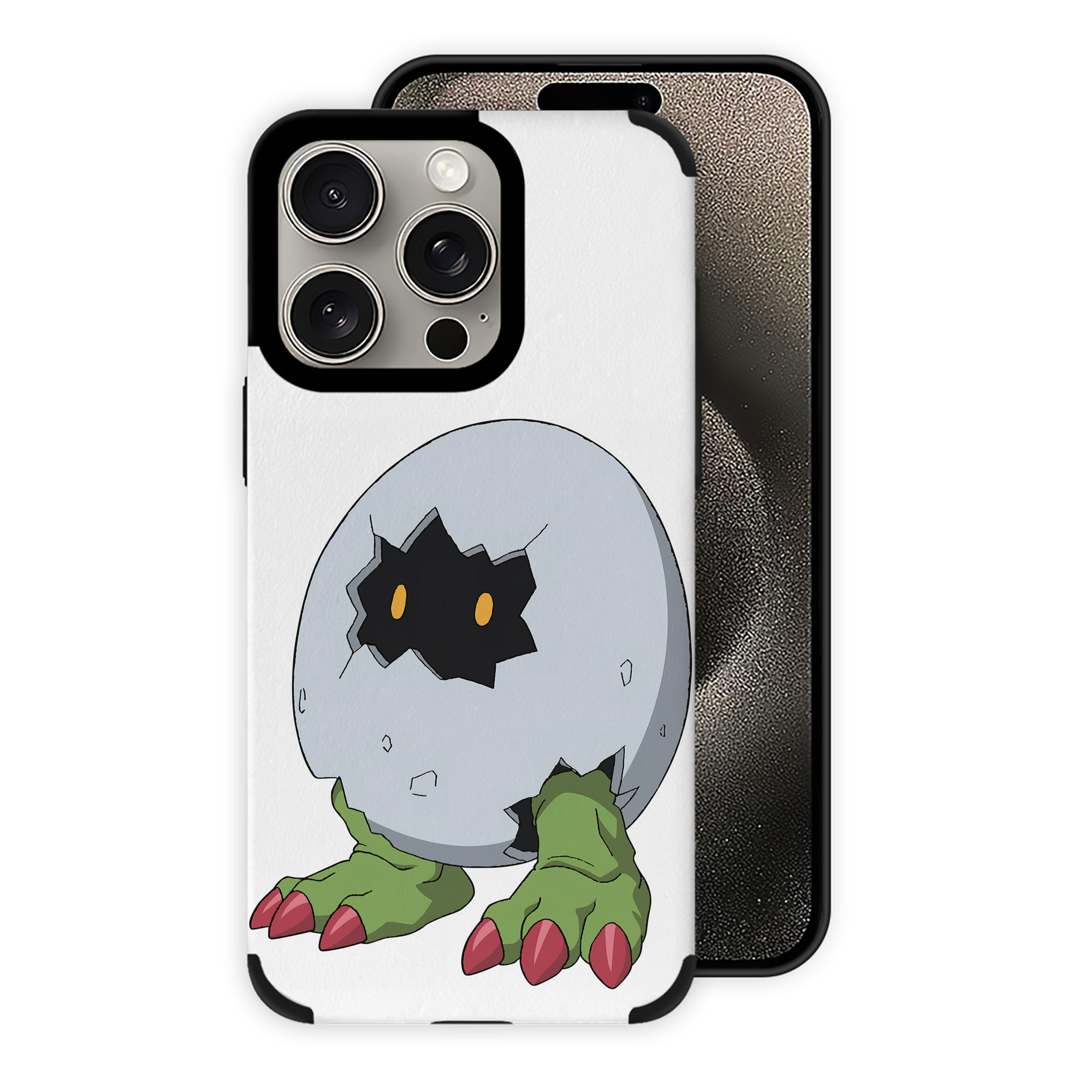 （画像用） Digimon デジタルモンスター/デジモン 【iPhone15ProMax対応】 PUレザー スマホケース 耐衝撃＆黄変防止