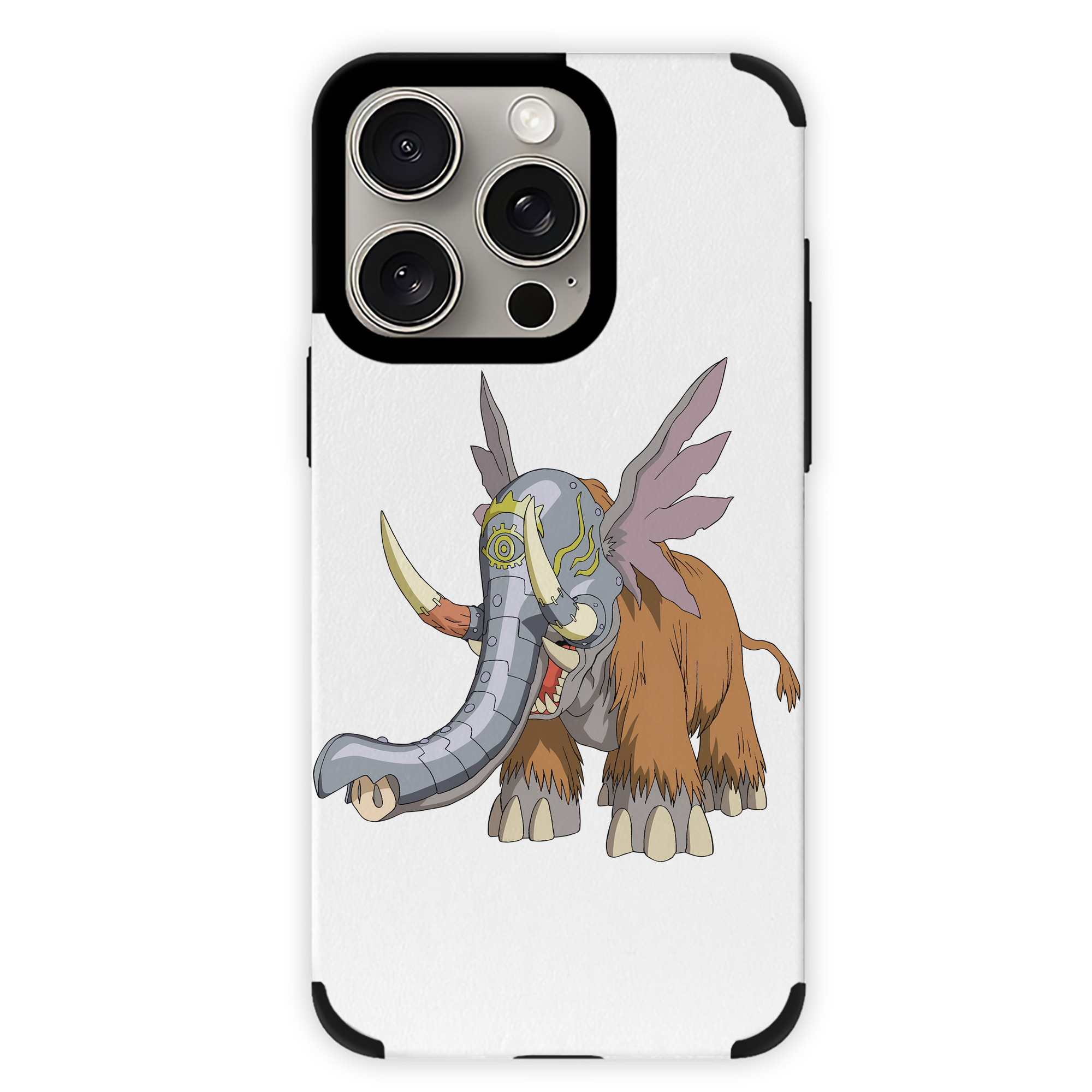 （画像用） Digimon デジタルモンスター/デジモン 【iPhone15ProMax対応】 PUレザー スマホケース 耐衝撃＆黄変防止
