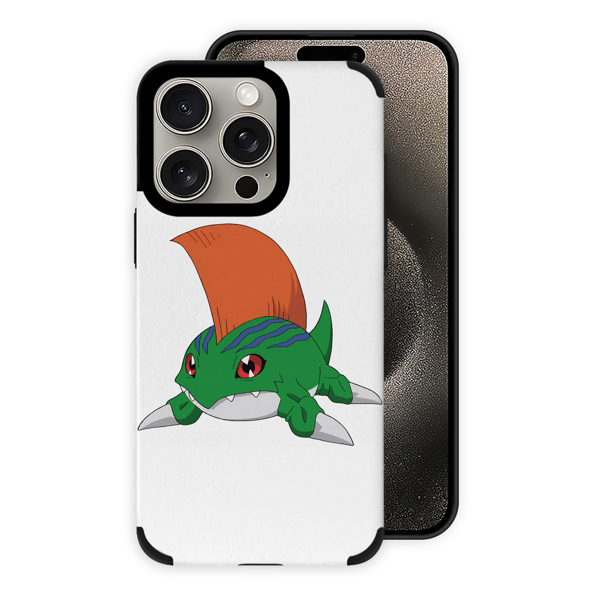 （画像用） Digimon デジタルモンスター/デジモン 【iPhone15ProMax対応】 PUレザー スマホケース 耐衝撃＆黄変防止