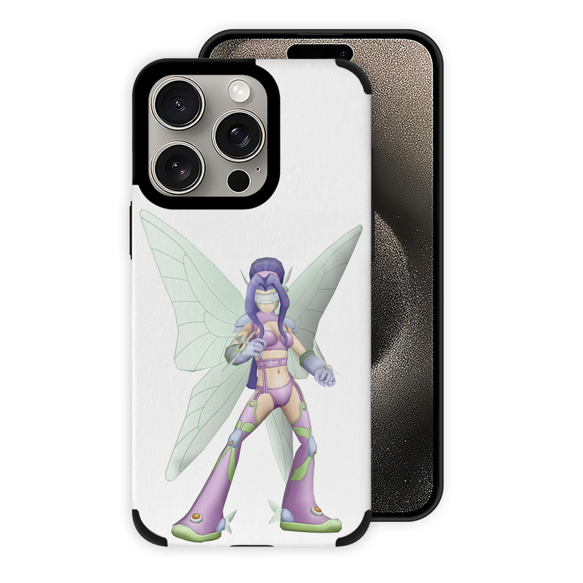 （画像用） Digimon デジタルモンスター/デジモン 【iPhone15ProMax対応】 PUレザー スマホケース 耐衝撃＆黄変防止