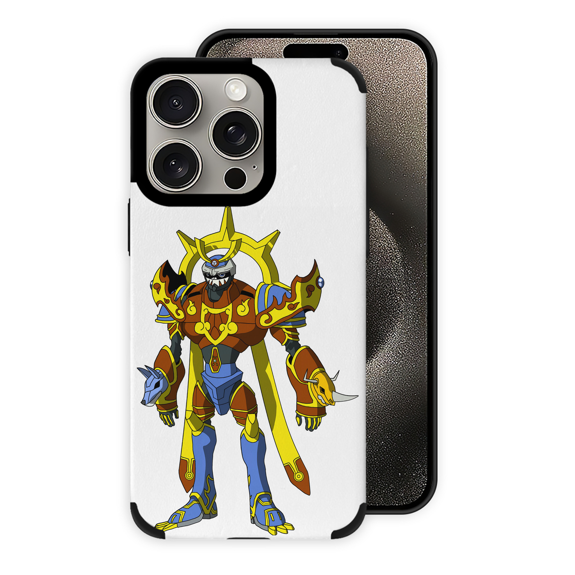 （画像用） Digimon デジタルモンスター/デジモン 【iPhone15ProMax対応】 PUレザー スマホケース 耐衝撃＆黄変防止