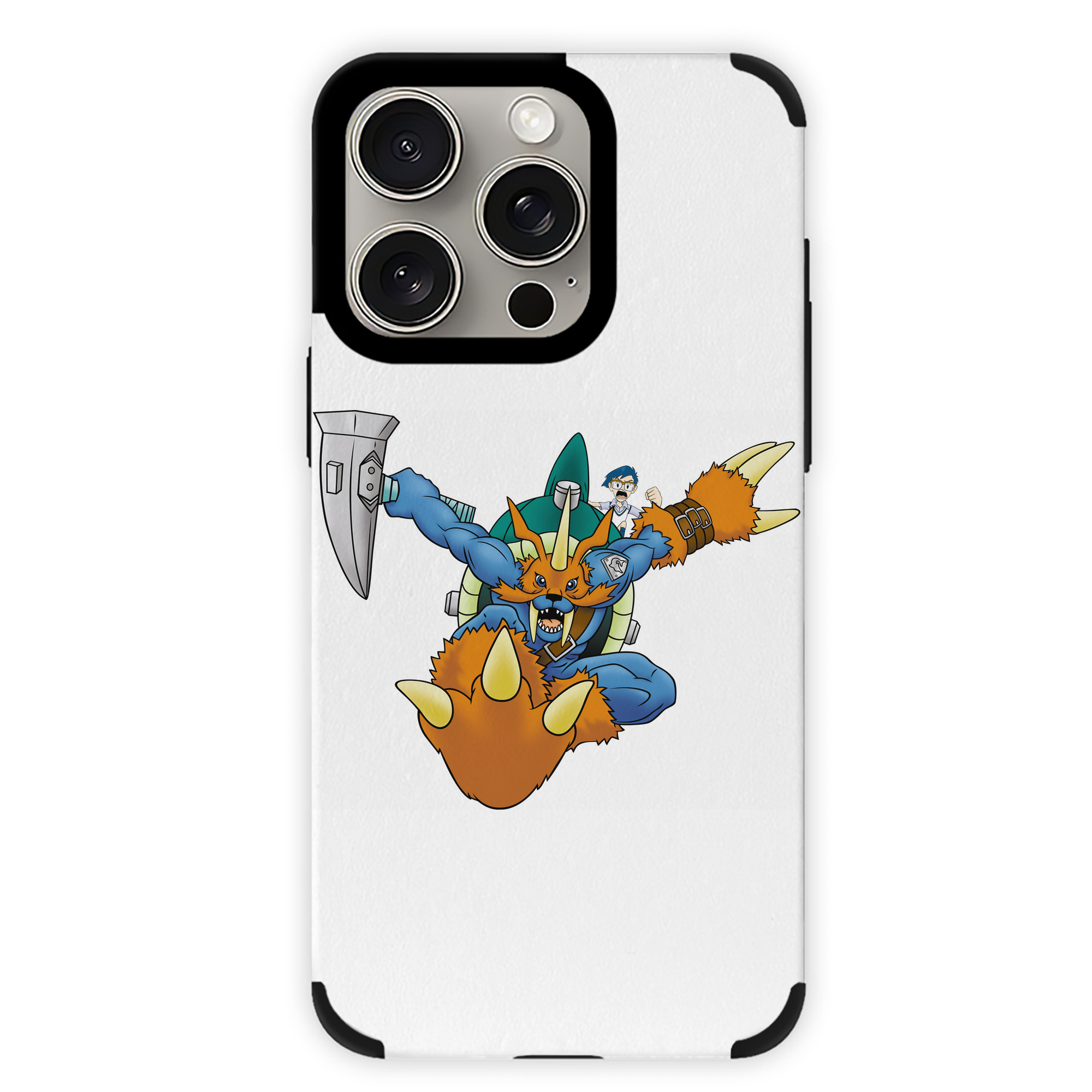 （画像用） Digimon デジタルモンスター/デジモン 【iPhone15ProMax対応】 PUレザー スマホケース 耐衝撃＆黄変防止