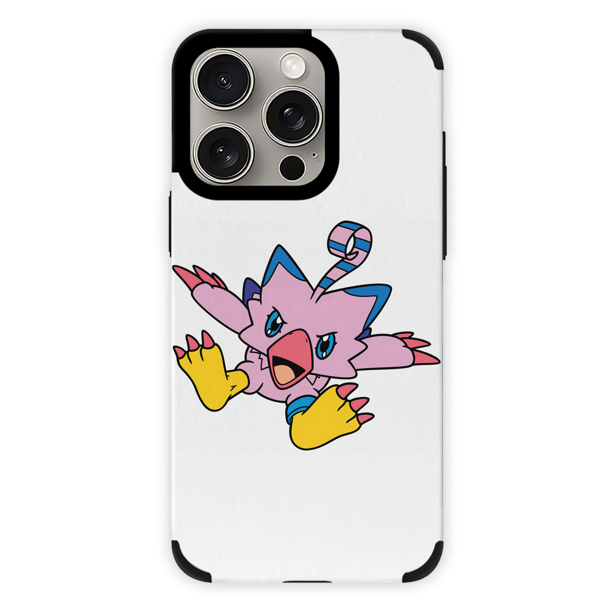 （画像用） Digimon デジタルモンスター/デジモン 【iPhone15ProMax対応】 PUレザー スマホケース 耐衝撃＆黄変防止