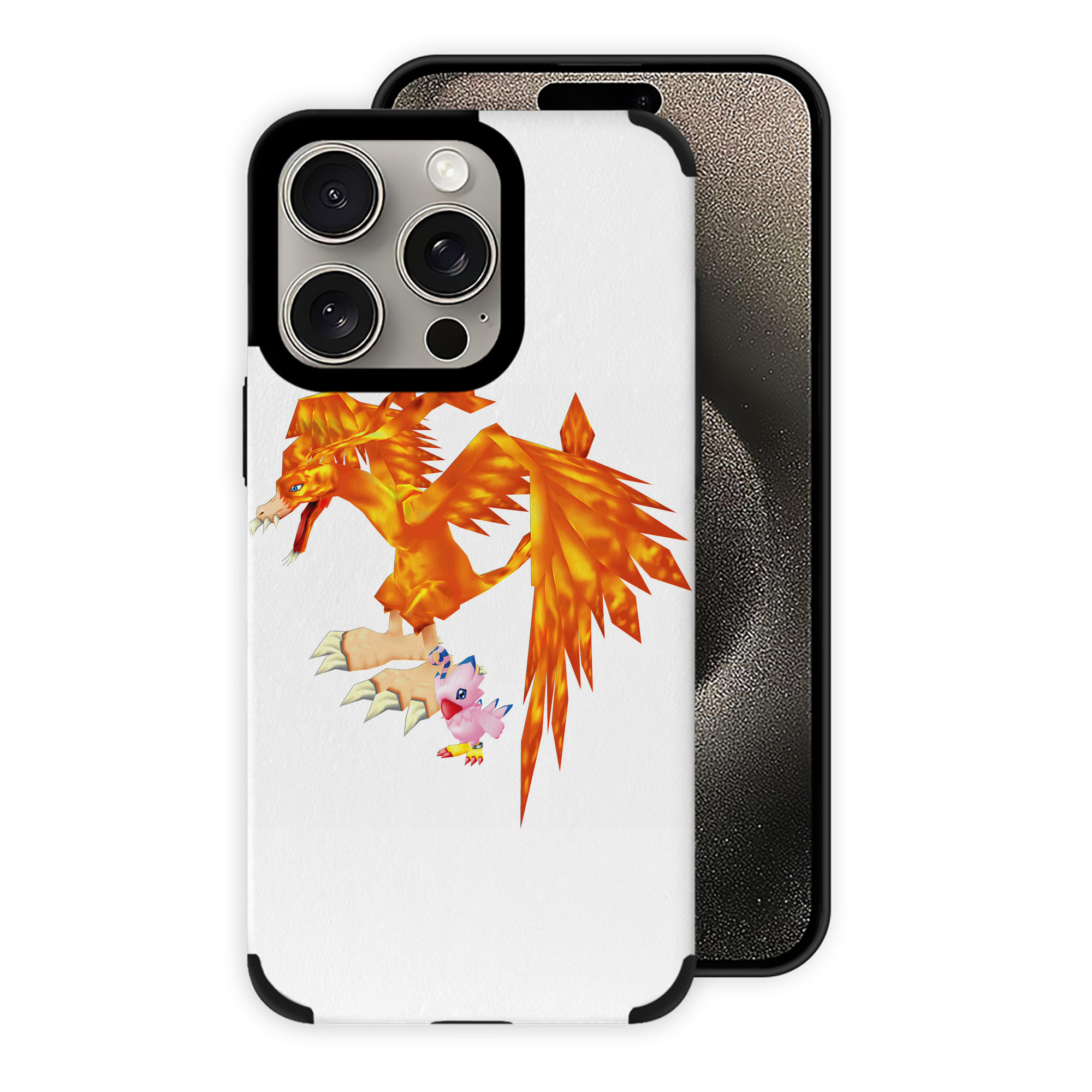 （画像用） Digimon デジタルモンスター/デジモン 【iPhone15ProMax対応】 PUレザー スマホケース 耐衝撃＆黄変防止