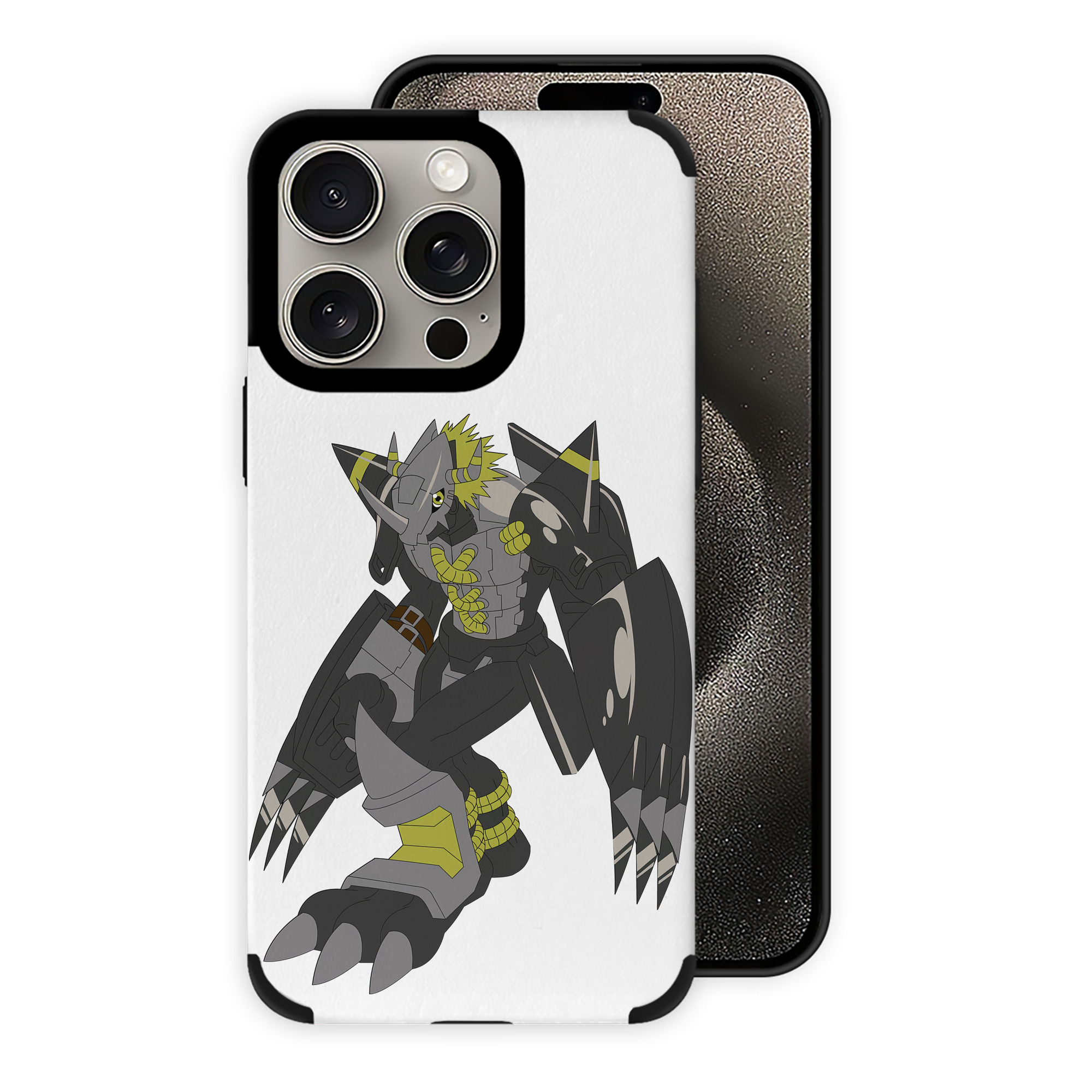 （画像用） Digimon デジタルモンスター/デジモン 【iPhone15ProMax対応】 PUレザー スマホケース 耐衝撃＆黄変防止