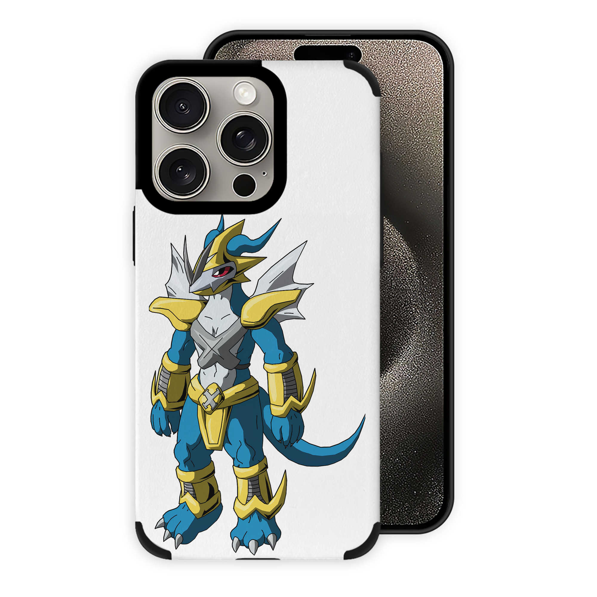 （画像用） Digimon デジタルモンスター/デジモン 【iPhone15ProMax対応】 PUレザー スマホケース 耐衝撃＆黄変防止