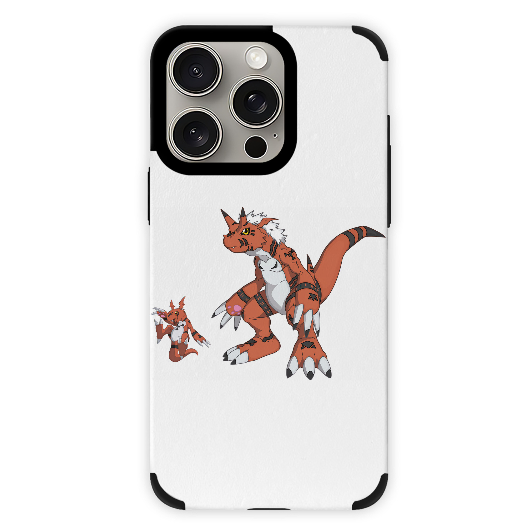 （画像用） Digimon デジタルモンスター/デジモン 【iPhone15ProMax対応】 PUレザー スマホケース 耐衝撃＆黄変防止
