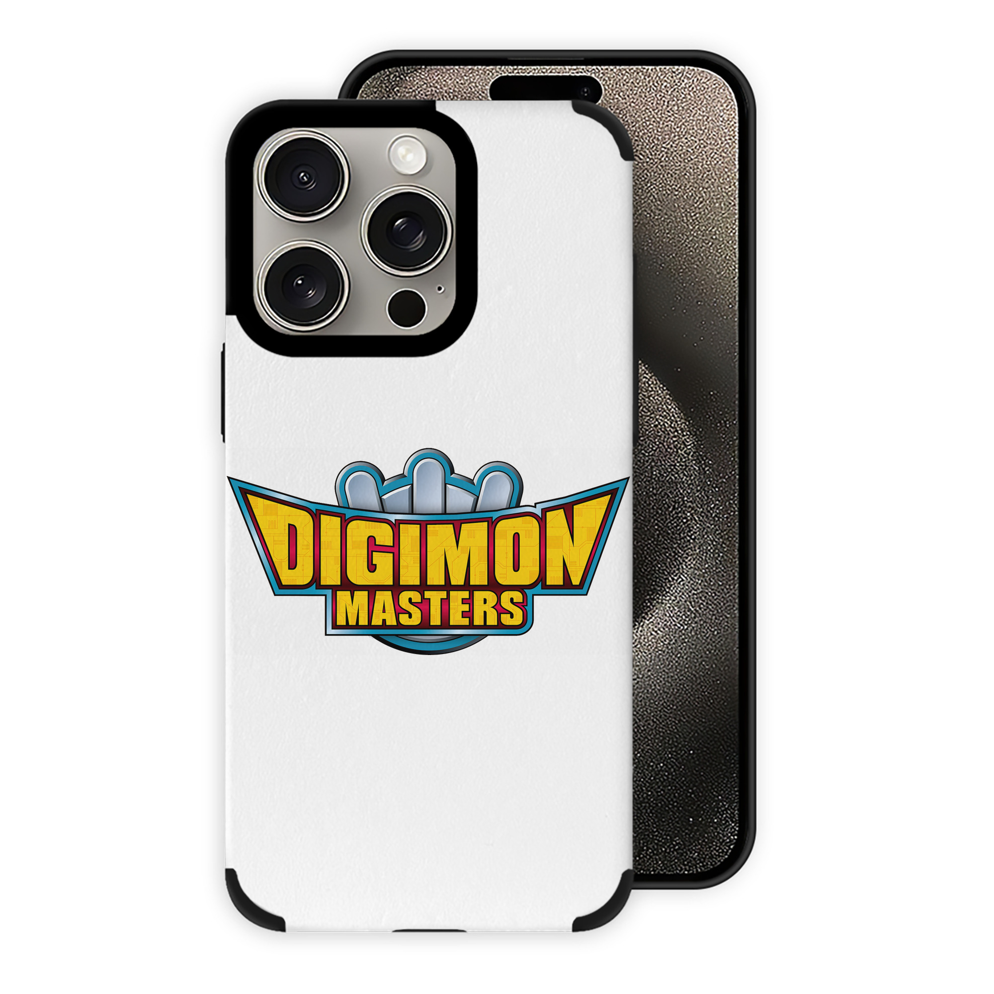 （画像用） Digimon デジタルモンスター/デジモン 【iPhone15ProMax対応】 PUレザー スマホケース 耐衝撃＆黄変防止