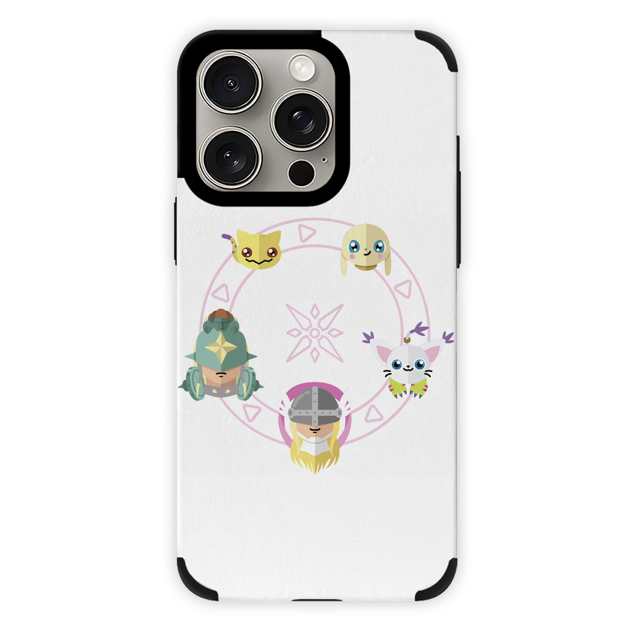 （画像用） Digimon デジタルモンスター/デジモン 【iPhone15ProMax対応】 PUレザー スマホケース 耐衝撃＆黄変防止