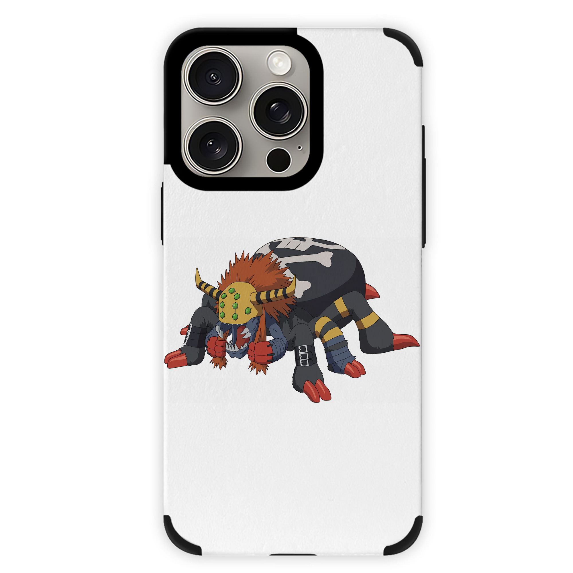 （画像用） Digimon デジタルモンスター/デジモン 【iPhone15ProMax対応】 PUレザー スマホケース 耐衝撃＆黄変防止