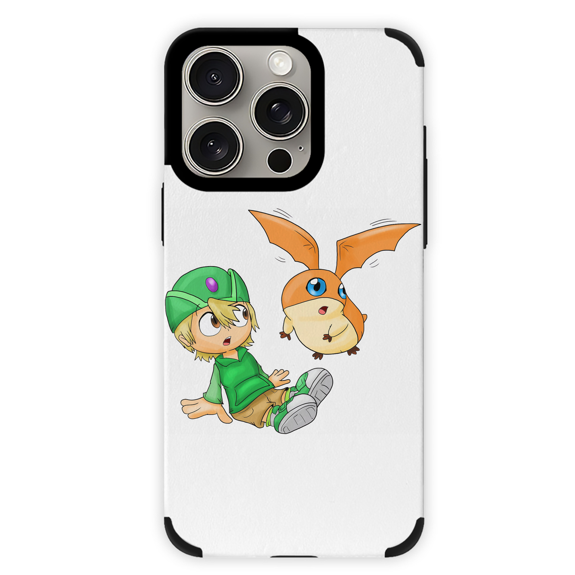 （画像用） Digimon デジタルモンスター/デジモン 【iPhone15ProMax対応】 PUレザー スマホケース 耐衝撃＆黄変防止