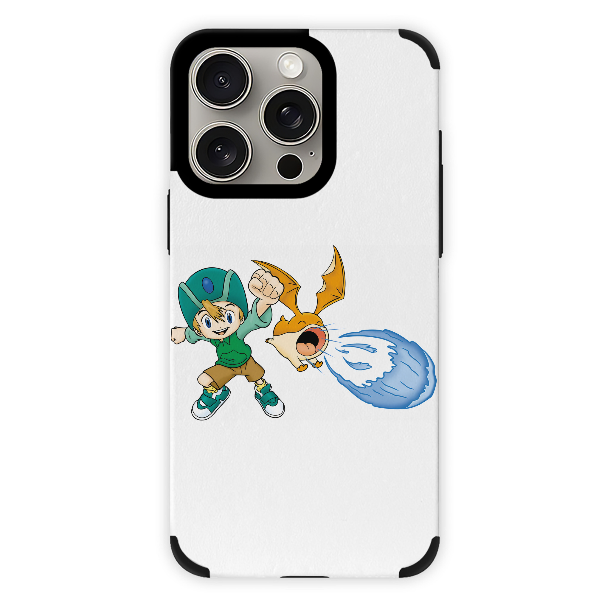 （画像用） Digimon デジタルモンスター/デジモン 【iPhone15ProMax対応】 PUレザー スマホケース 耐衝撃＆黄変防止