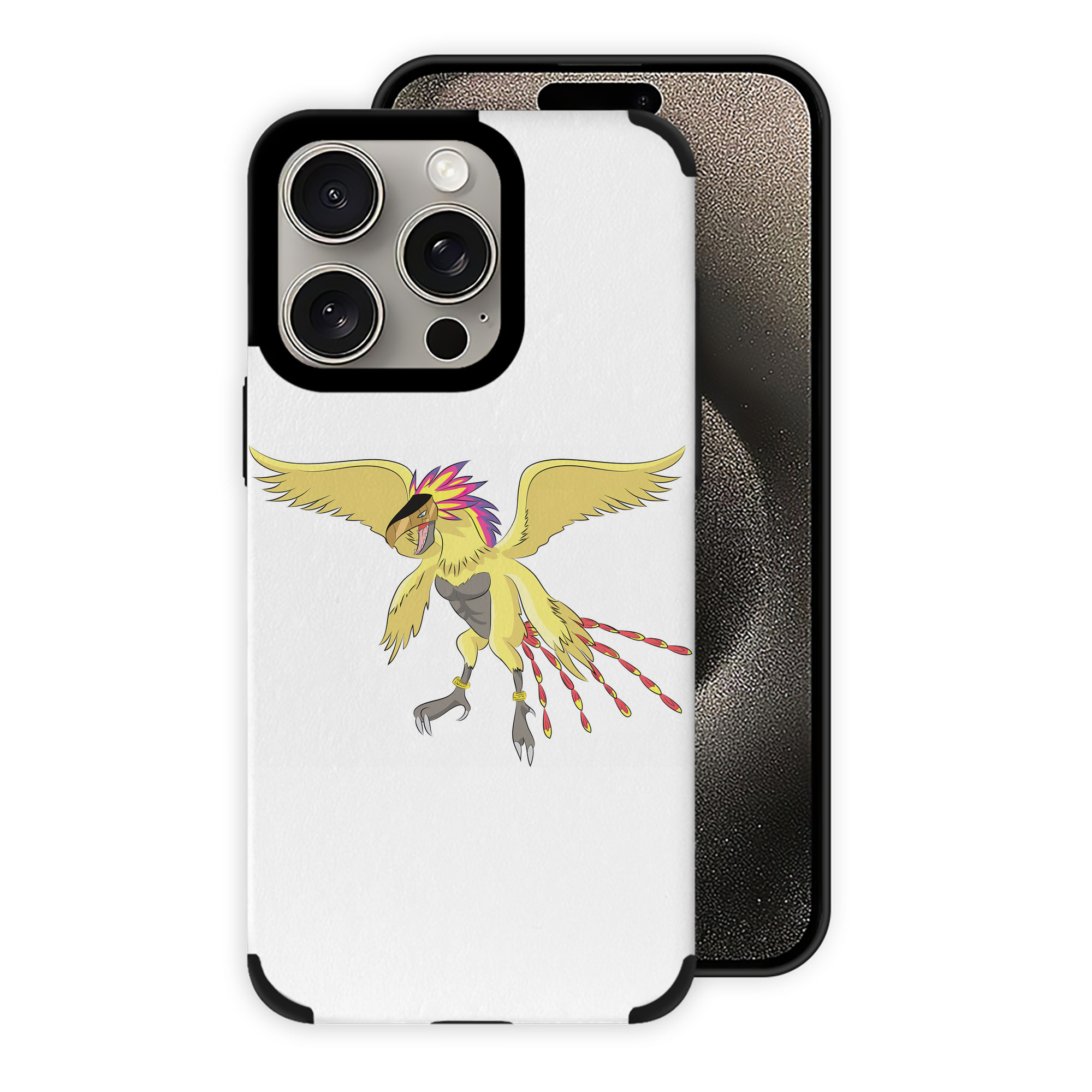 （画像用） Digimon デジタルモンスター/デジモン 【iPhone15ProMax対応】 PUレザー スマホケース 耐衝撃＆黄変防止
