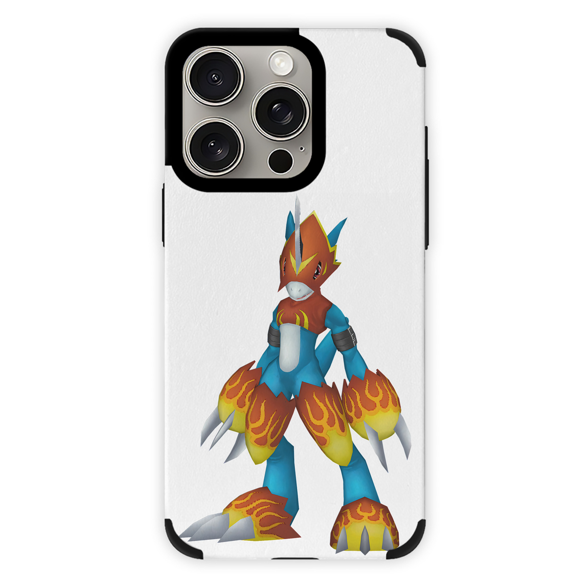 （画像用） Digimon デジタルモンスター/デジモン 【iPhone15ProMax対応】 PUレザー スマホケース 耐衝撃＆黄変防止